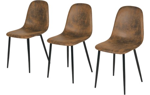 Homy casa set brown suede - 3,