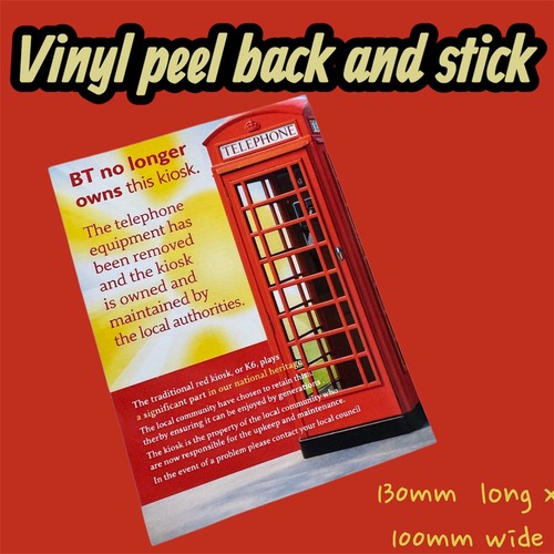 Notice inside red telephone - red,
