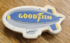 Vintage Goodyear Blimp Tyre Advertising Pencil Eraser Rubber Motor
