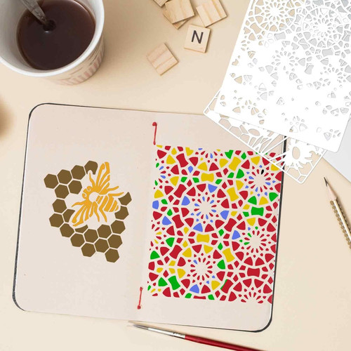 12pcs reusable stencils - 12pcs,