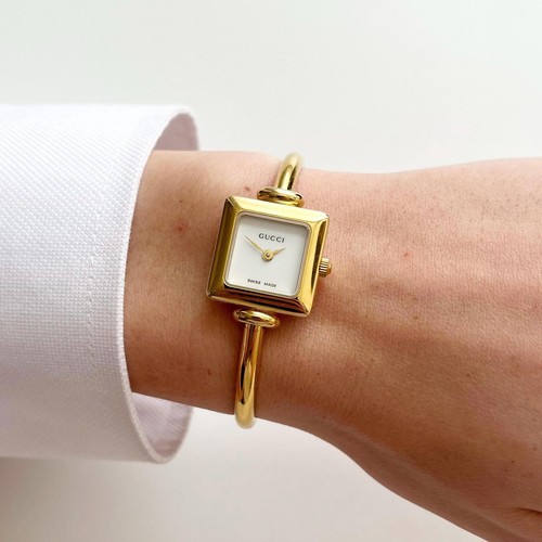 Vintage gucci womens - womens, gold