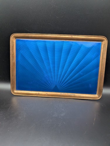 Antique blue enamel copper - antique,