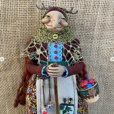 6.3" Handmade Kitchen Witch