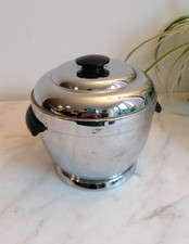 Art deco chrome thermos ice - art,