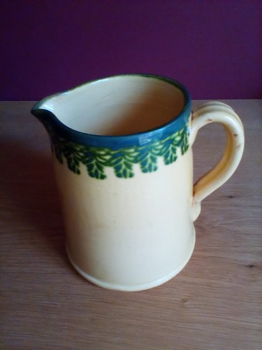 Italian lamas pottery jug - italian,