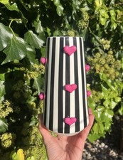 Handcrafted Striped Ceramic