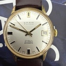 VINTAGE LIMIT OF SWITZERLAND  AUTOMATIC MEN WRISTWATCH SWISS  MADE