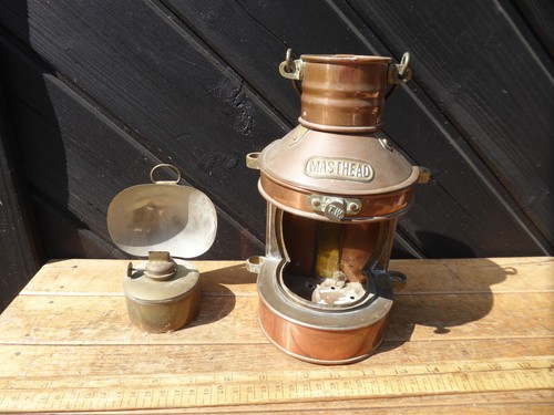 Vintage copper ships masthead - vintage,