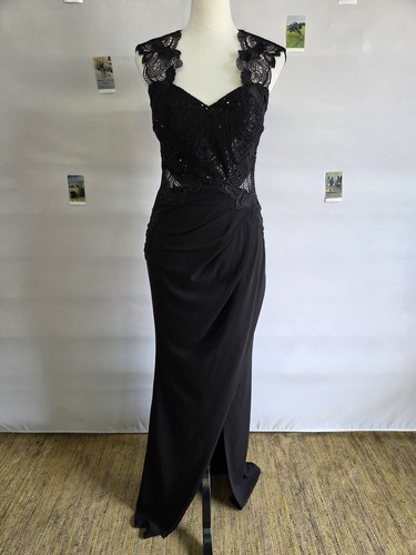 Lipsy london black lace sequin - london,
