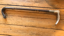 Antique Swaine & Adeney Riding Crop with antler handle 