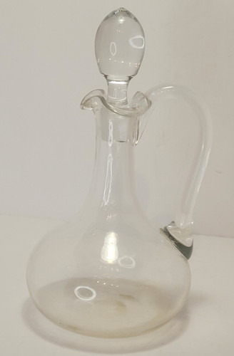 Vintage glass oil - oil, vinegar