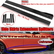 2m 78.7" Universal Side Skirts