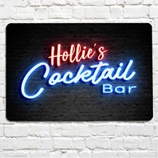 Personalised Bar Sign Cocktail