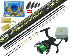 Hunter Pro 11ft Feeder Rod, HP50 Reel, Method feeder set, 2 x Swim Feeder, Bombs