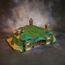 Painted Hobbit House 2 - The Lord of the Rings - Warhammer - Halfling - scenery