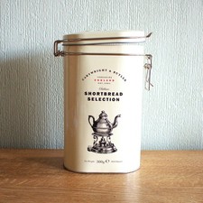 Cream Cartwright & Butler C&B Shortbread Selection EMPTY Tin (300g)