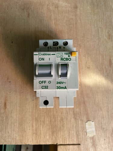 Crabtree polestar rcbo - crabtree,