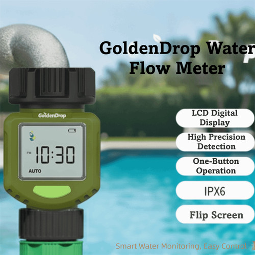 Water flow meter digital - flow,