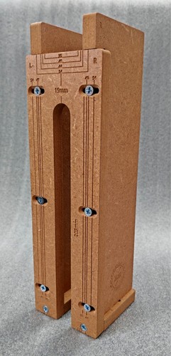 Flush bolt router jig - router,