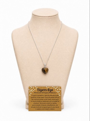 Tigers eye necklace - eye,