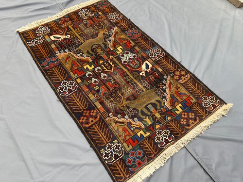Afghan hand knotted baluchi - knotted,