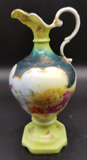 Antique Victoria CARLSBAD, Austria, Hand Painted, Porcelain Urn, 13 cm high.