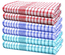 Mono Check Pure Cotton Tea