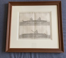 Canots d’oonalashka (Canoes of Oonalashka) Aleut Baidarka By B. Direxit c. 1785.