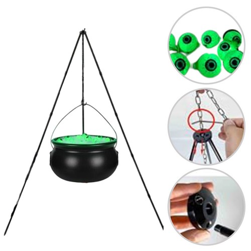 Large halloween witch cauldron - large,