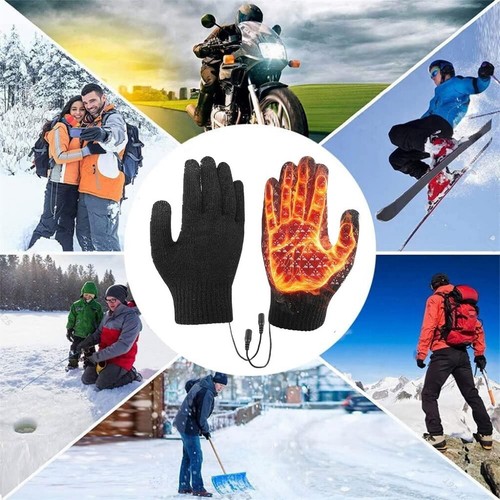 Heated gloves with battery - heated,