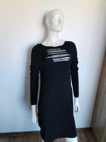 Sarah pacini black knit long - pacini,