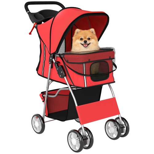 Pawhut pet stroller carrier - pet,