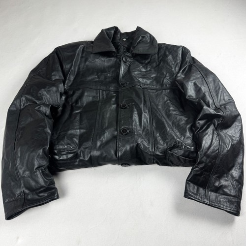 Mens vintage black genuine - vintage,