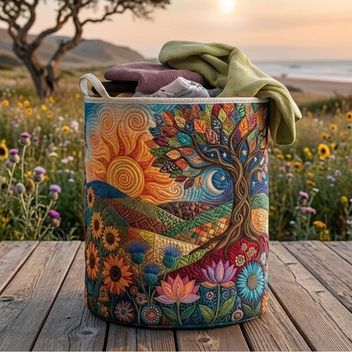 Tree life quilted laundry - tree,