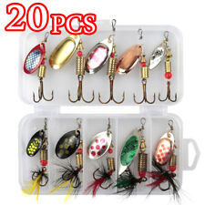 20Pcs Spinners Fishing Lures