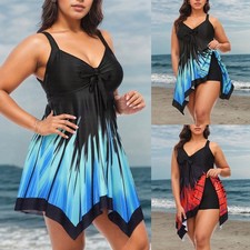 Plus Size Womens Tankini Set
