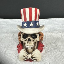 VINTAGE AMERICAN SKULL ORNAMENT BAR BEER TAP WITHOUT HANDLE  USA ANTIQUE