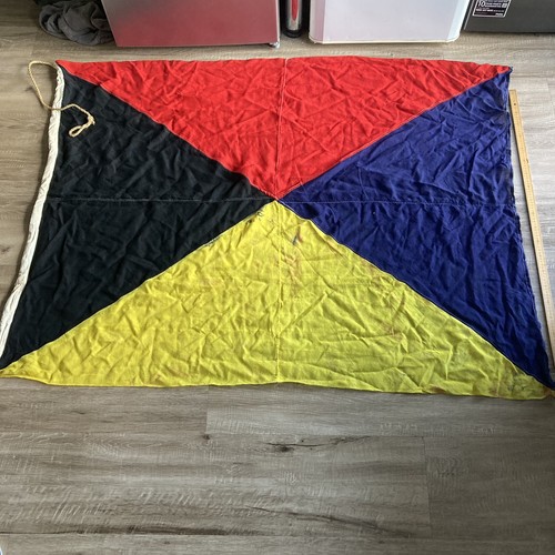 Vintage naval signal flag - vintage,