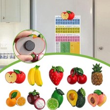 3D Fruits Fridge Magnets
