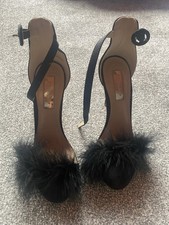 Primark Black Fluffy Feather