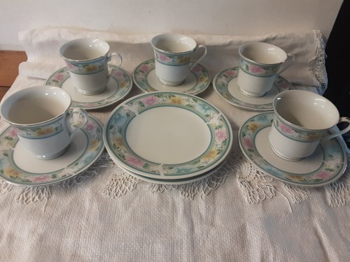 Gibson china teaset cups - 5x, &