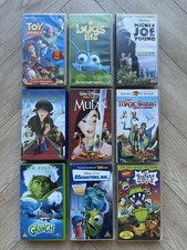9 x VHS Tape Bundle Joblot Vintage  Children Family Films
