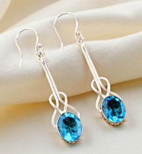 Swiss Blue Topaz Gemstone 925