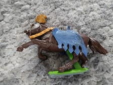 Vintage Britains Medieval Knights Horse 1971 Brown Blue Cover