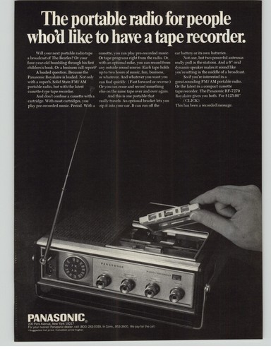 1968 panasonic 7270 - 1968, rf-7270