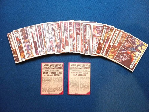 Civil war news cards - , &