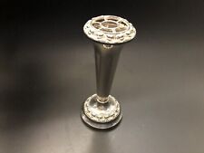 Metal Silver Colour - Spill Trumpet Vase - 13cm Tall