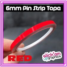 RED Car Pin Stripe Coach Line Tape Styling Stripe 6mm x 10meter