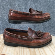 Dockers Shoes Mens 11 M Loafers Brown Leather Tassekled Kiltie Casual 90-7233