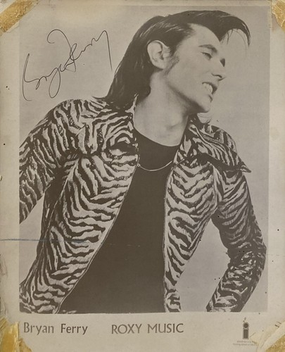 Bryan ferry signed photograph - signed,